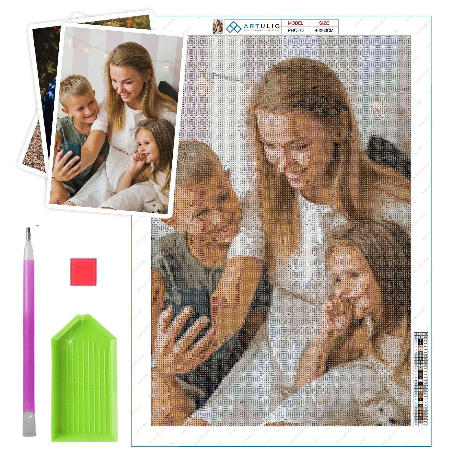 Personalized Diamond painting (40x60 cm)