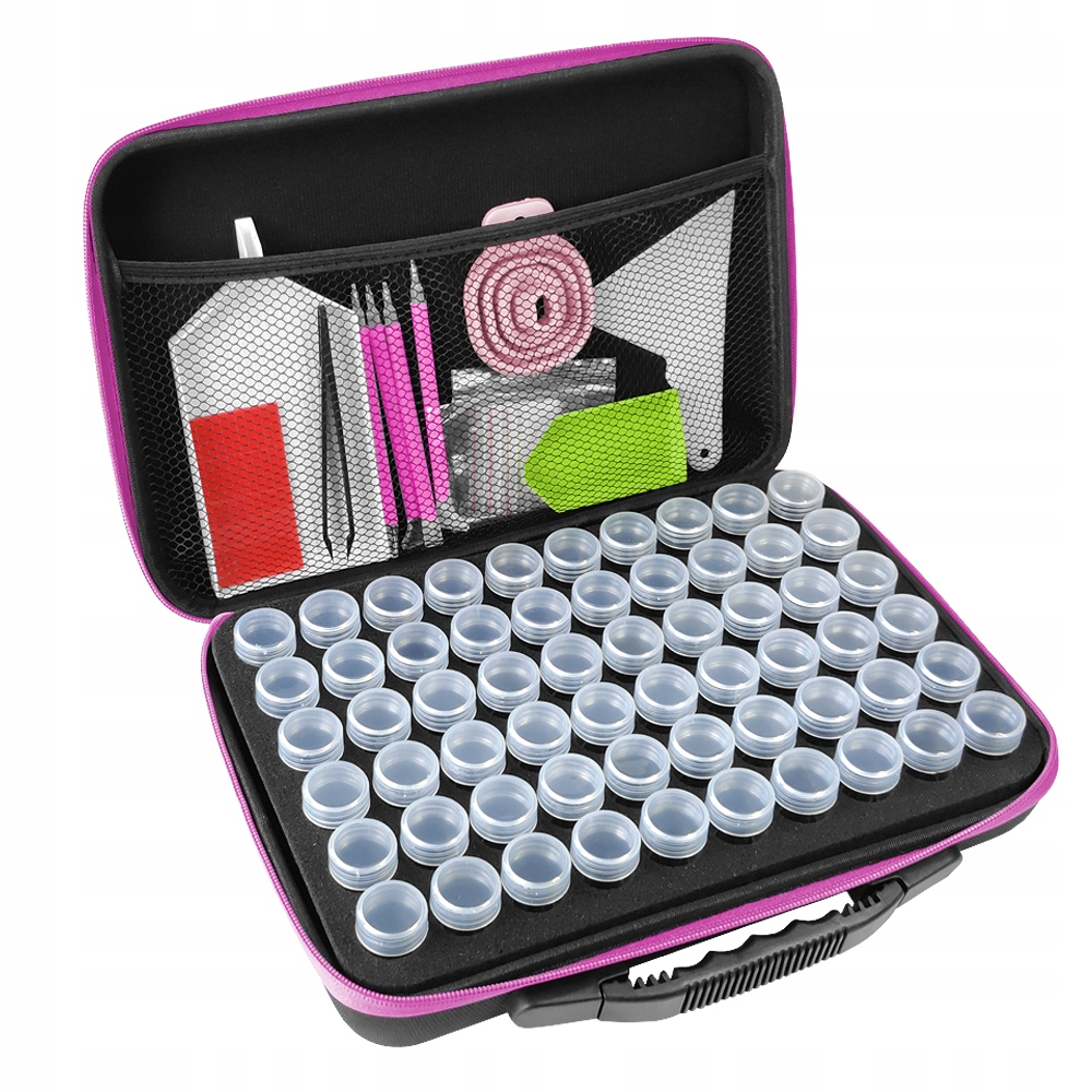Diamond painting accessories suitcase (Blue)
