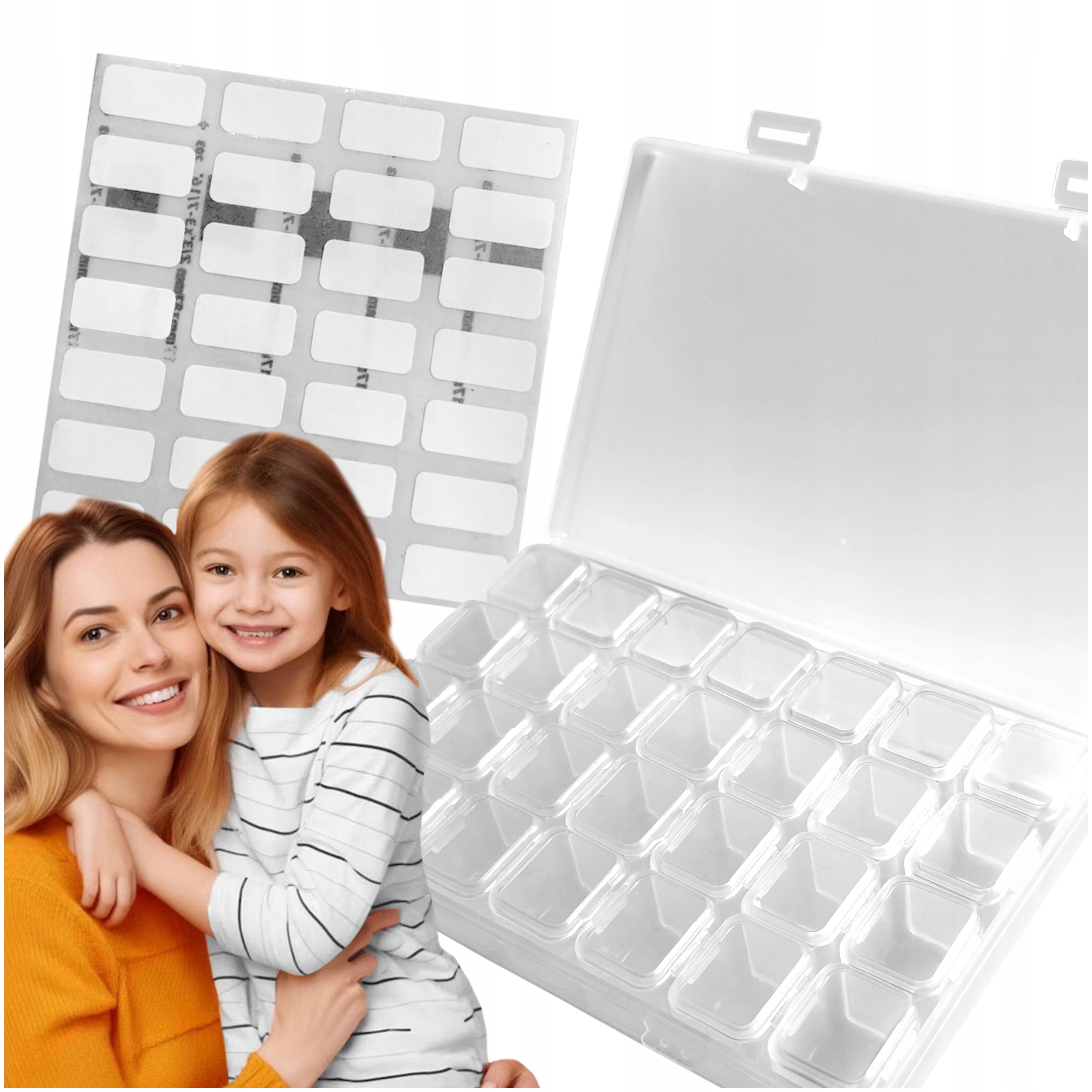 Diamond painting clear storage (28 grid)