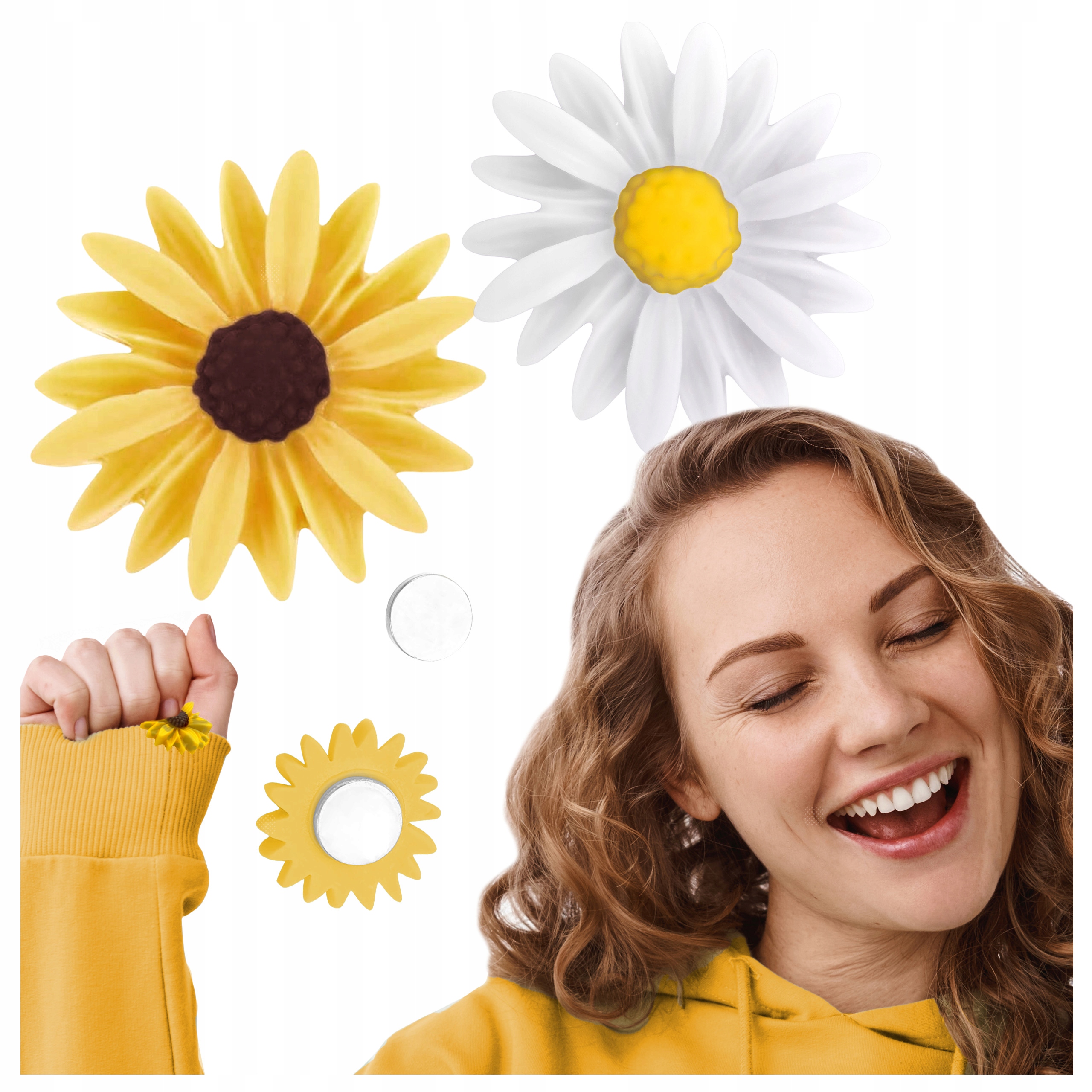 Zestaw: 2x Flower magnet for Diamond Painting YW