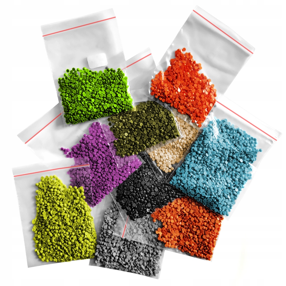 Diamond painting drills (10pcs Zip-bag)