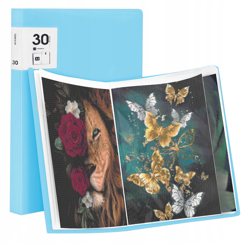 Album (format A3) for diamond painting (BLUE)
