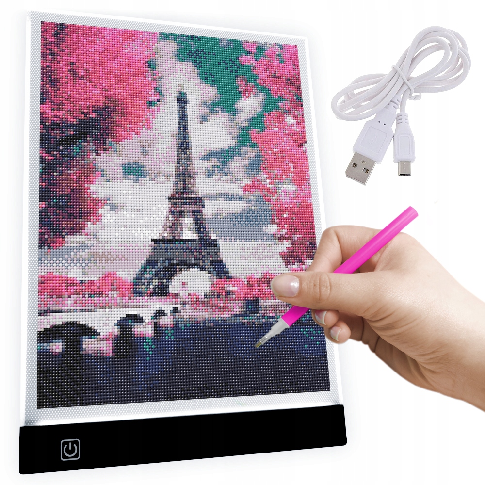 Tablica LED do Diamond Painting (A4)