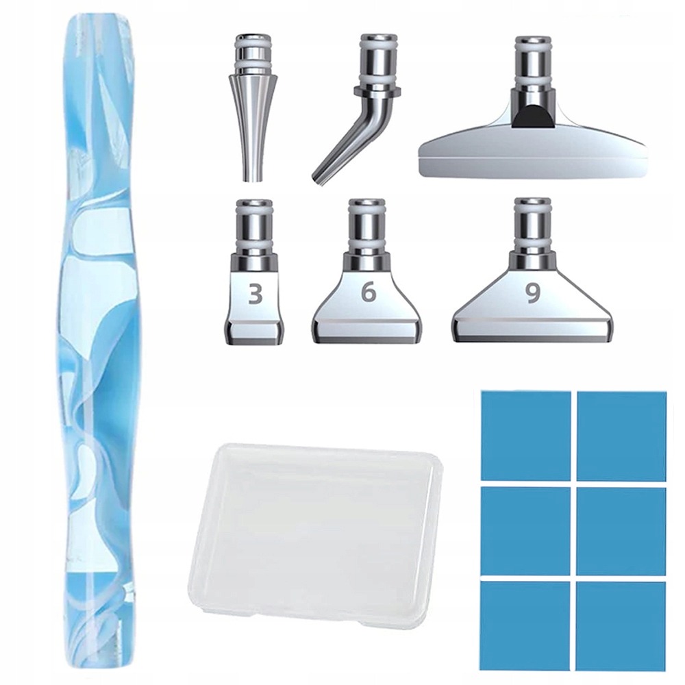 Acrylic pen with metal tips (LIGHTBLUE)