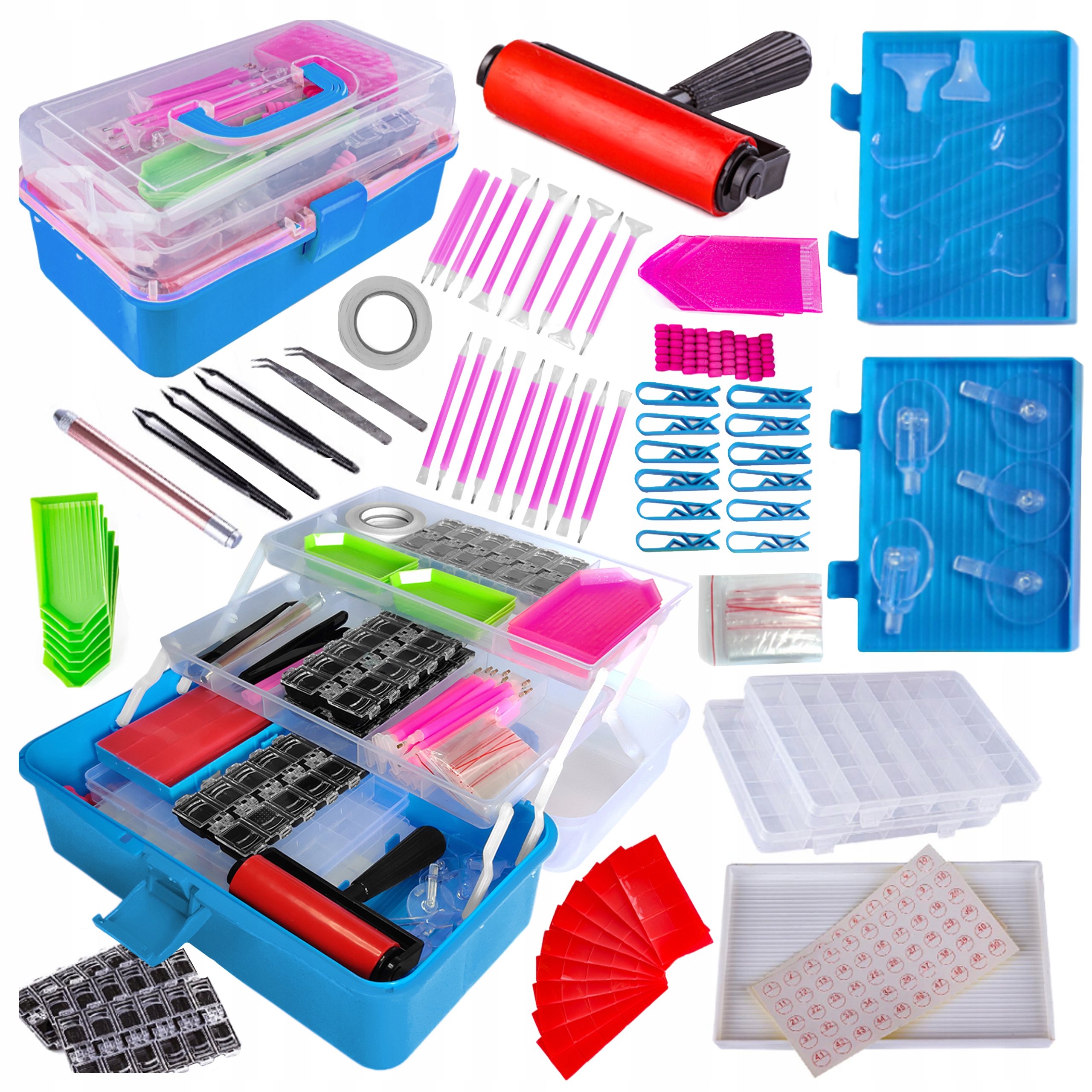 Diamond painting accessories -box (Blue)