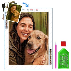 Personalized Diamond painting (30x40 cm)
