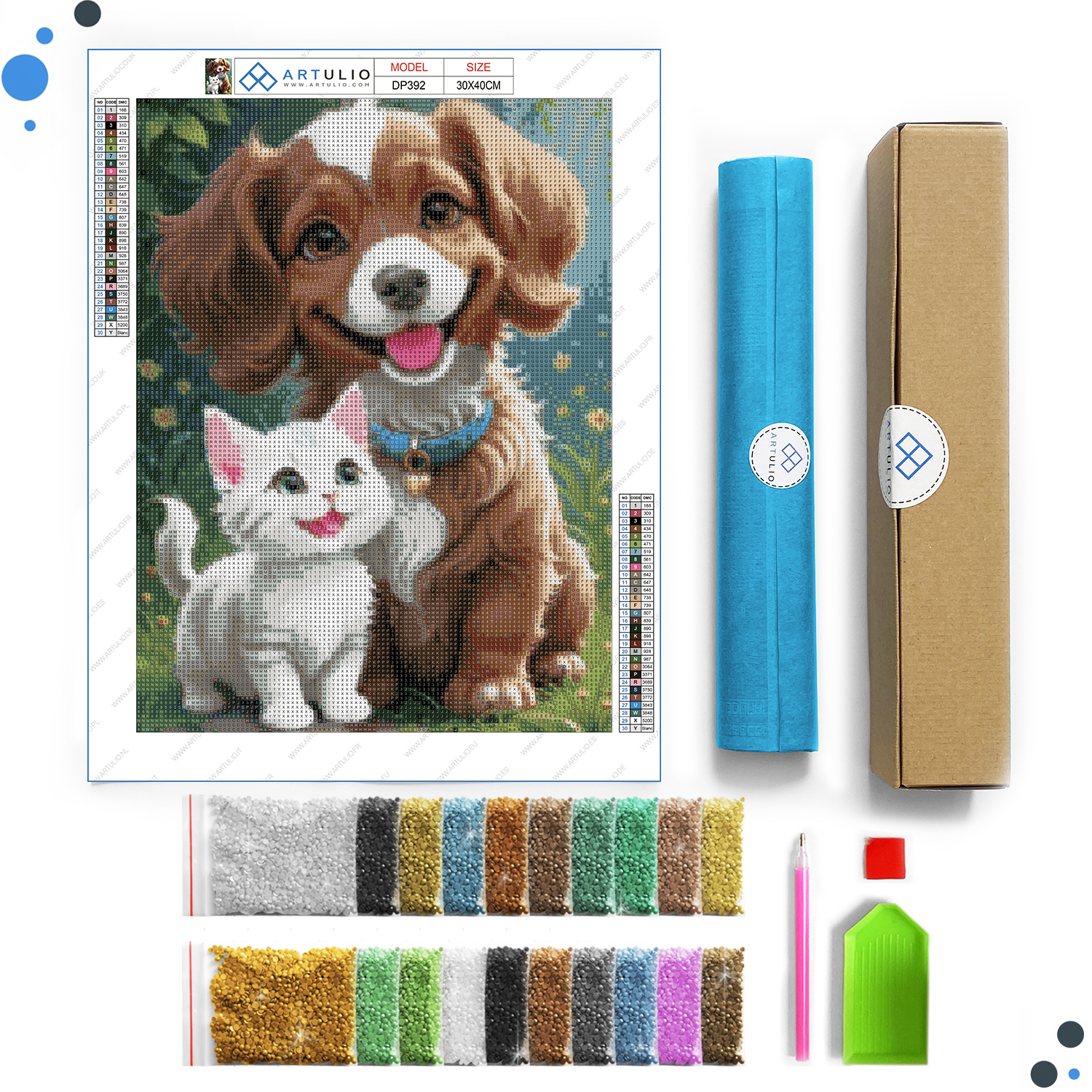 Diamond painting 30x40 (NO. DP392) - obrazek 2