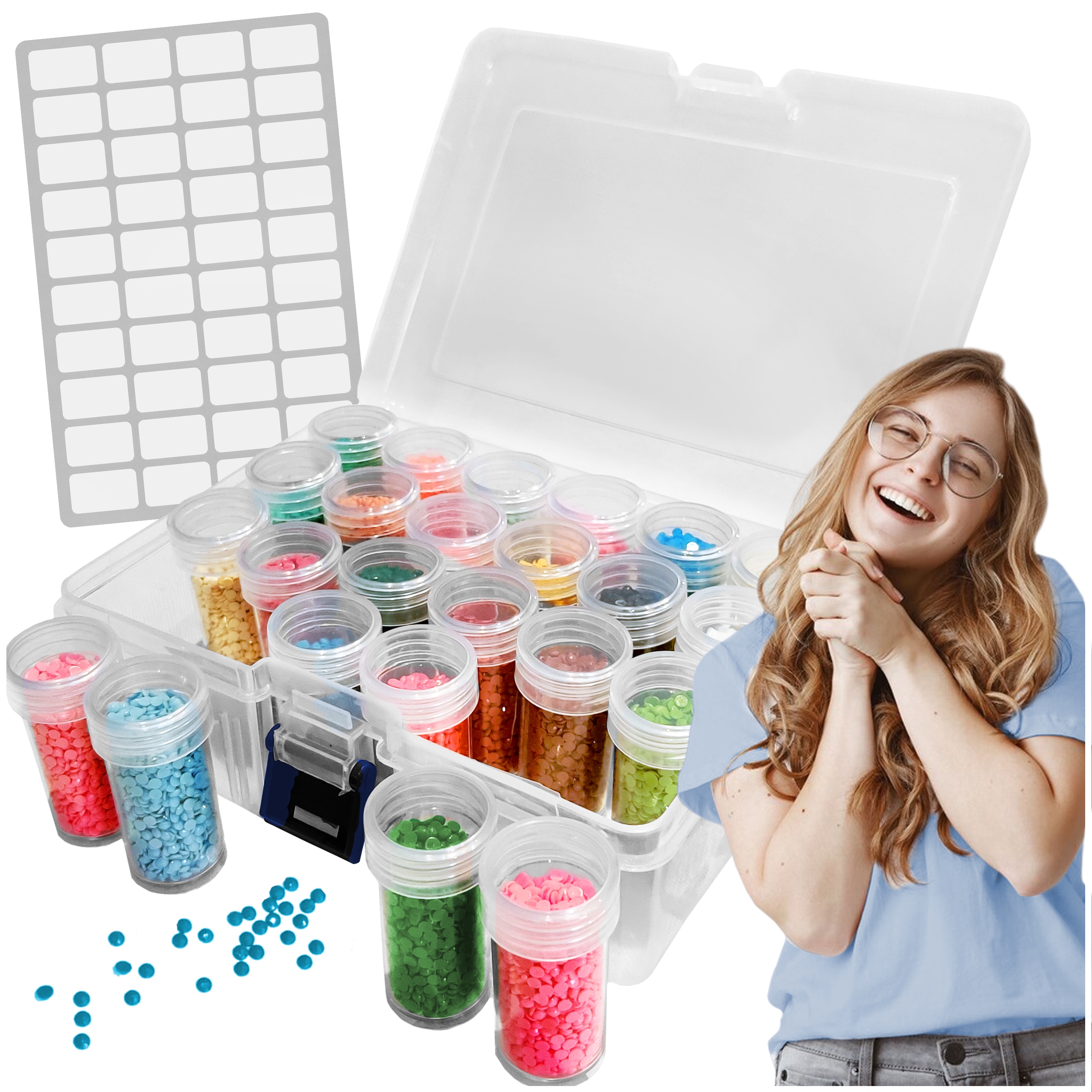 Diamond painting storage (24 bottle)