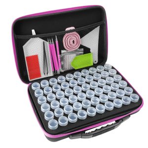 Diamond painting accessories suitcase (Pink)